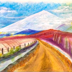 Colorful Road: 4x6 inch print