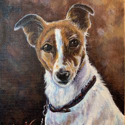 BAILEY- Commissioned Dog Portrait by Jeannie Hemming