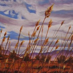 Desert Grasses, 9x14, Acrylic on Canvas (AVAILABLE)